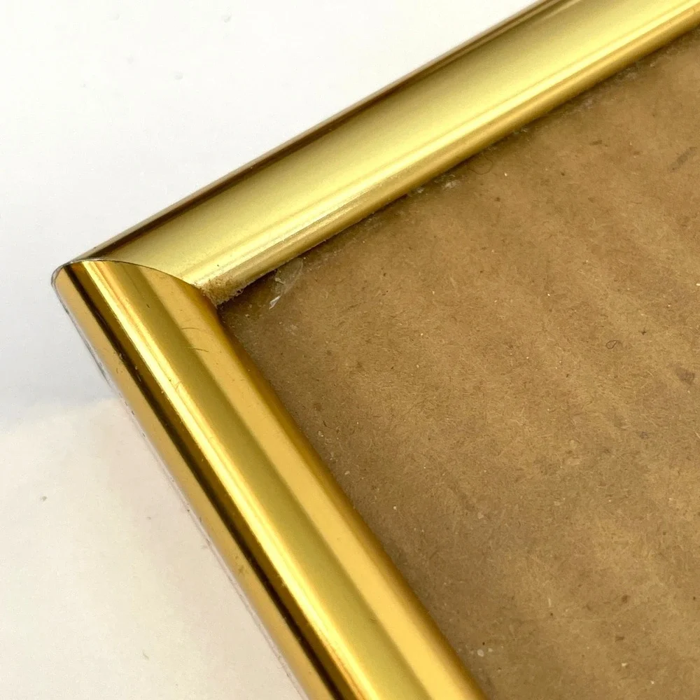 Vintage Brass Gold Picture Frame Set‎ Rope Detail Hinged Double Frames 5x7 8x10
